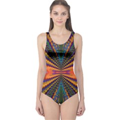 Casanova Abstract Art Colors Cool Druffix Flower Freaky Trippy One Piece Swimsuit