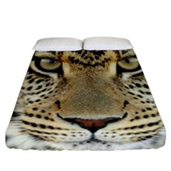 Leopard Face Fitted Sheet (california King Size)