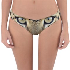 Leopard Face Reversible Hipster Bikini Bottoms by BangZart