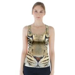 Leopard Face Racer Back Sports Top by BangZart