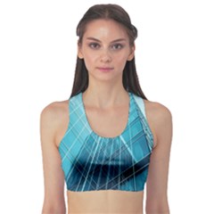 Glass Bulding Sports Bra by BangZart