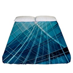 Glass Bulding Fitted Sheet (king Size) by BangZart