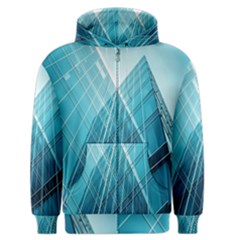 Glass Bulding Men s Zipper Hoodie by BangZart