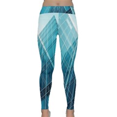 Glass Bulding Classic Yoga Leggings by BangZart