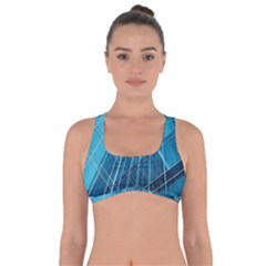 Glass Bulding Got No Strings Sports Bra by BangZart