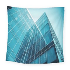 Glass Bulding Square Tapestry (large) by BangZart