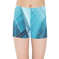 Glass Bulding Kids Sports Shorts by BangZart