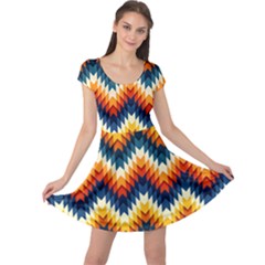 The Amazing Pattern Library Cap Sleeve Dresses by BangZart