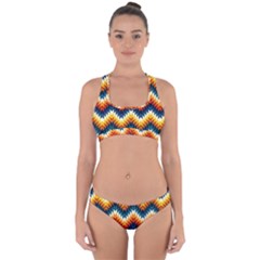 The Amazing Pattern Library Cross Back Hipster Bikini Set