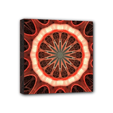 Circle Pattern Mini Canvas 4  X 4 