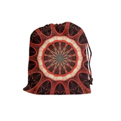 Circle Pattern Drawstring Pouches (large) 