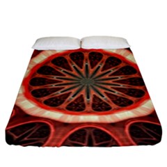 Circle Pattern Fitted Sheet (king Size)