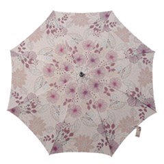 Leaves Pattern Hook Handle Umbrellas (medium)