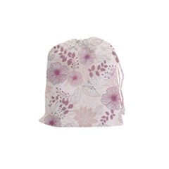 Leaves Pattern Drawstring Pouches (medium) 