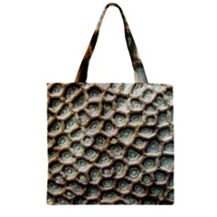 Ocean Pattern Zipper Grocery Tote Bag