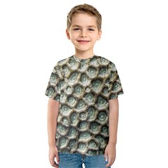 Ocean Pattern Kids  Sport Mesh Tee