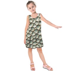 Ocean Pattern Kids  Sleeveless Dress by BangZart