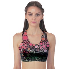 Circle Abstract Sports Bra by BangZart