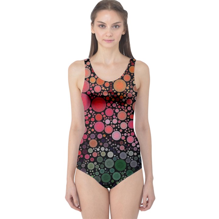 Circle Abstract One Piece Swimsuit