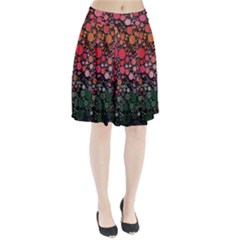 Circle Abstract Pleated Skirt