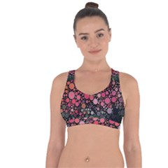 Circle Abstract Cross String Back Sports Bra