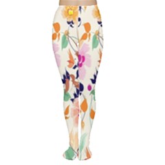 Vector Floral Art Women s Tights by BangZart