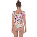 Vector Floral Art Short Sleeve Leotard  View2