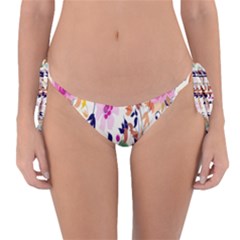 Vector Floral Art Reversible Bikini Bottom by BangZart