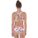 Vector Floral Art Criss Cross Bikini Set View2