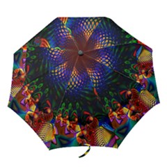 Colored Fractal Folding Umbrellas