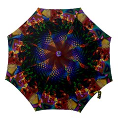 Colored Fractal Hook Handle Umbrellas (small)