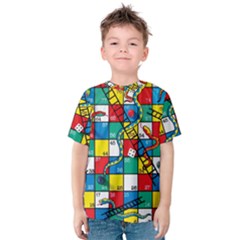 Snakes And Ladders Kids  Cotton Tee