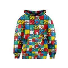 Snakes And Ladders Kids  Pullover Hoodie by BangZart