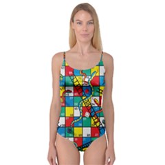 Snakes And Ladders Camisole Leotard  by BangZart