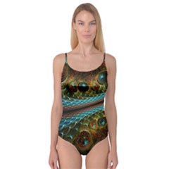 Fractal Snake Skin Camisole Leotard  by BangZart