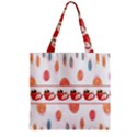 Strawberries Zipper Grocery Tote Bag View1