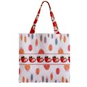 Strawberries Zipper Grocery Tote Bag View2