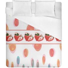 Strawberries Duvet Cover (california King Size) by SuperPatterns