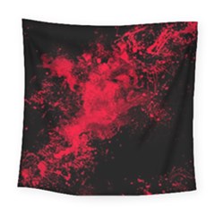 Red Smoke Square Tapestry (large)