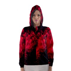 Red Smoke Hooded Wind Breaker (women)