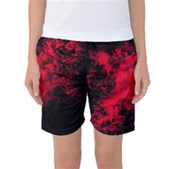 Red Smoke Women s Basketball Shorts