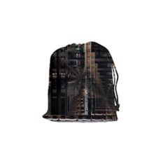 Blacktechnology Circuit Board Electronic Computer Drawstring Pouches (small) 