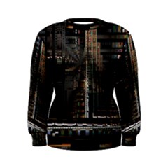 Blacktechnology Circuit Board Electronic Computer Women s Sweatshirt by BangZart