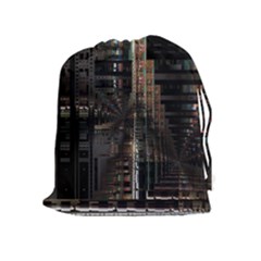 Blacktechnology Circuit Board Electronic Computer Drawstring Pouches (extra Large)