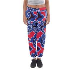 Batik Background Vector Women s Jogger Sweatpants