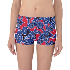 Batik Background Vector Reversible Boyleg Bikini Bottoms