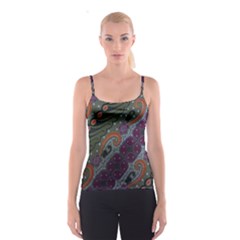 Batik Art Pattern  Spaghetti Strap Top by BangZart