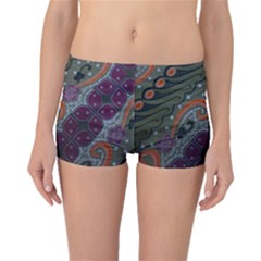 Batik Art Pattern  Boyleg Bikini Bottoms by BangZart