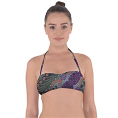 Batik Art Pattern  Halter Bandeau Bikini Top by BangZart