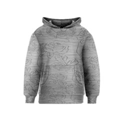 Embossed Rose Pattern Kids  Pullover Hoodie by BangZart